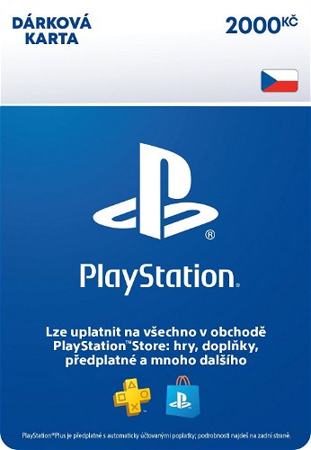 PlayStation Store - Karta podarunkowa (kredyt) 2000 CZK (CZ)